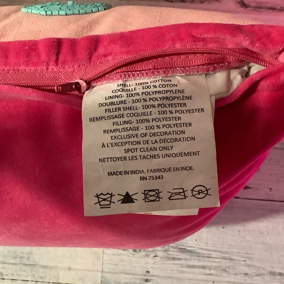 CUPCAKES & CASHMERE 14x24 Beaded Candy Hearts Pillow - Picture 9 of 9